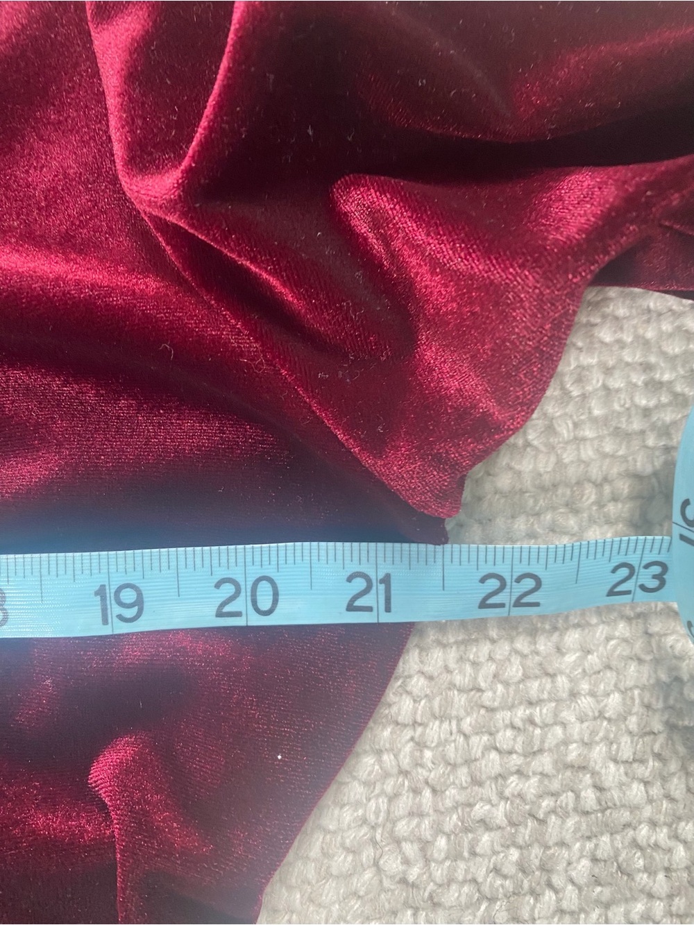 Vintage Coldwater Creek Burgundy Velvet Maxi Dress L Dark Romantic 90s - Picture 7 of 10